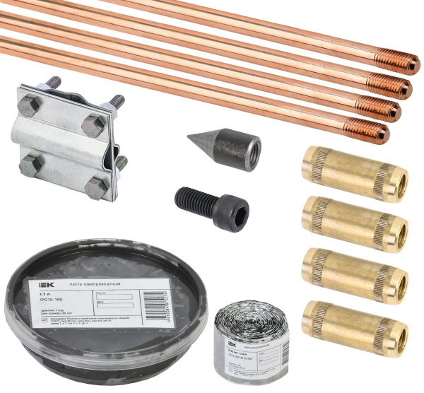 IEK Комплект заземления 6/16 омедненная сталь