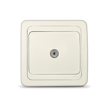 UNIVersal "Валери" Розетка "слоновая кость" (ivory) TV Б-В0027