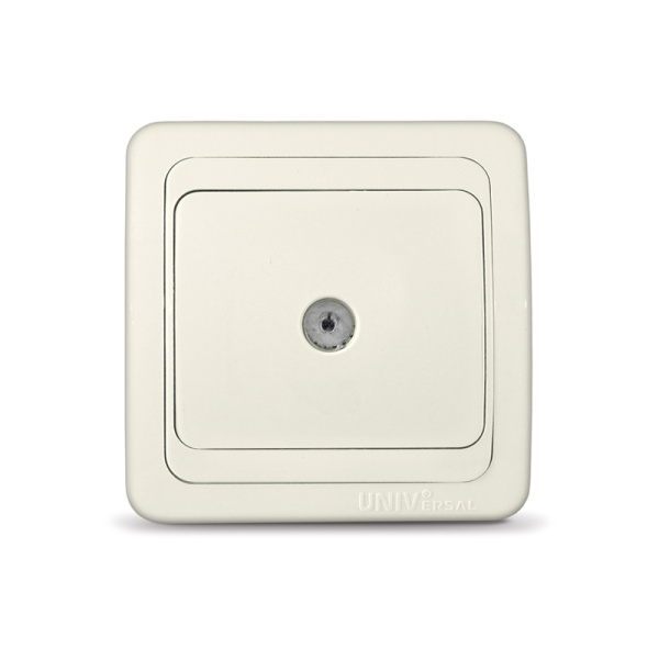 UNIVersal "Валери" Розетка "слоновая кость" (ivory) TV Б-В0027