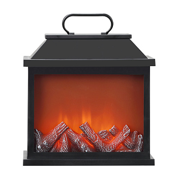 NEON-NIGHT Светодиодный камин «Авангард» с эффектом живого огня 30х13х30 см, батарейки 3хС (не в комплекте) или от USB (в комплекте) 511-004