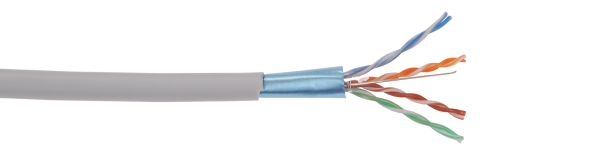 Купить IEK Кабель витая пара F/UTP категории 5E 4 пары LSZH 1м бел. GENERICA BC1-C5E04-328-305-G