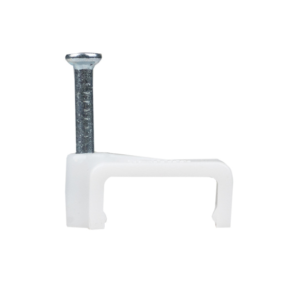 Купить EKF PROxima Скоба крепежная квадратная (плоская) (12мм.) (50шт.)