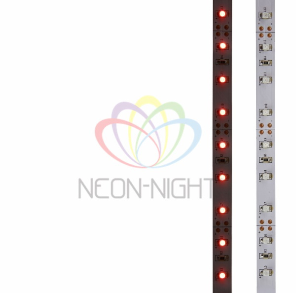 Купить LAMPER LED лента открытая, 8 мм, IP23, SMD 2835, 60 LED/m, 12 V, цвет свечения красный 141-331