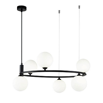 Maytoni Modern Ring Черный Подвесной светильник G9 25W MOD013PL-06B