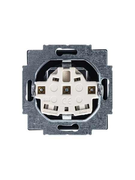 Купить ABB BJE Solo/Future Чёрный Антрацит Розетка с/з с защитными шторками 2CKA002013A5265