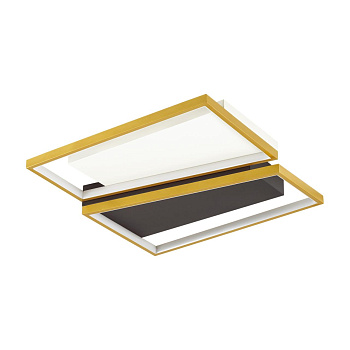 Lumion 5241/72CL LEDIO LN23 белый, черный, матовое золото Люстра потолочная диммир. с ДУ LED 72W 4752Лм 220V TARO