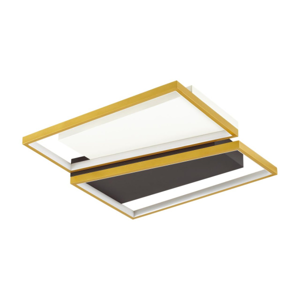 Lumion 5241/72CL LEDIO LN23 белый, черный, матовое золото Люстра потолочная диммир. с ДУ LED 72W 4752Лм 220V TARO