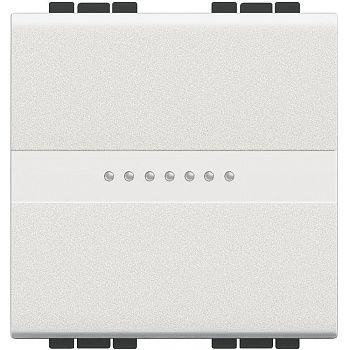 BT LL Белый Переключатель Axial безвинтовой зажим, 2 мод N4053M2A