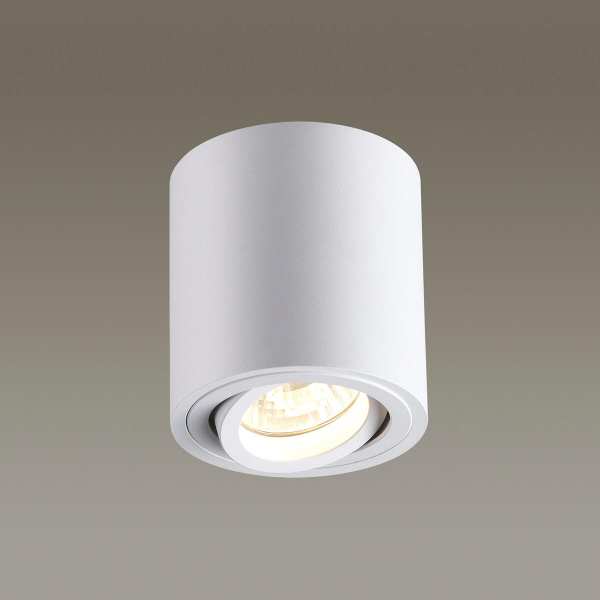 Купить Odeon Light 3567/1C ODL18 117 белый Потолочный накладной светильник IP20 GU10 50W 220V TUBORINO