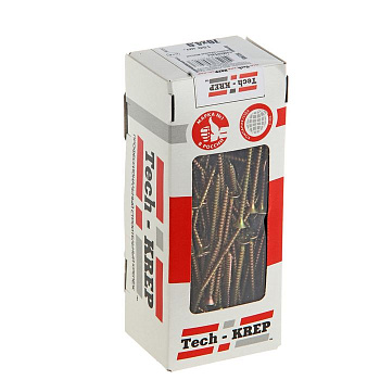 Tech-Krep Саморезы универсальные  70х4,0 мм (150 шт) желтые - коробка с ок. 102249