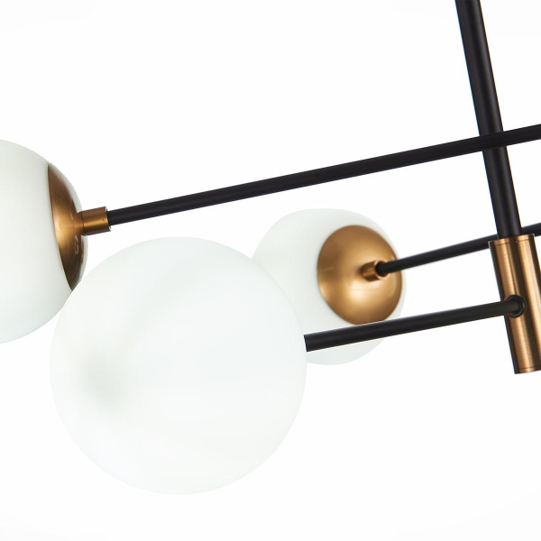 Купить ST Luce SL1203.402.06 Люстра потолочная Бронза,Черный/Белый E27 6*40W