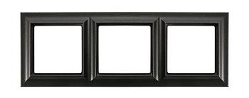 JUNG EcoProfi Standart Черный матовый Рамка 3-ая EPS483SWM