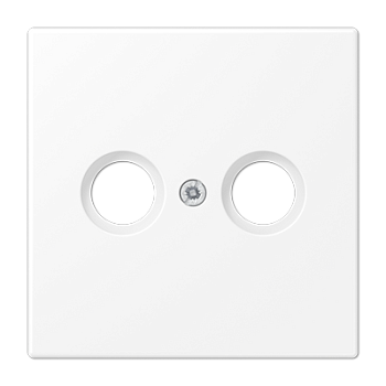 JUNG LS 990 Белый матовый Kрышка для TV-FM розеток LS990TVWWM