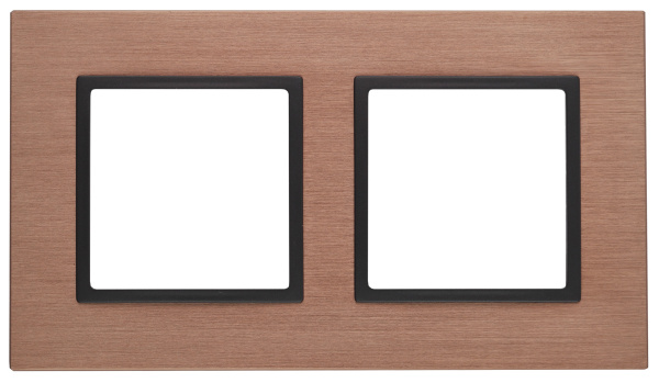 ЭРА 14-5202-14 Elegance Медь/антрацит Металл Рамка 2-ая