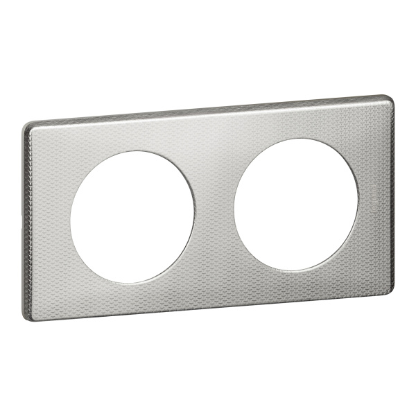 Купить Legrand Celiane2 Сильвер пунктум Рамка 2-я (2+2 мод) 068722