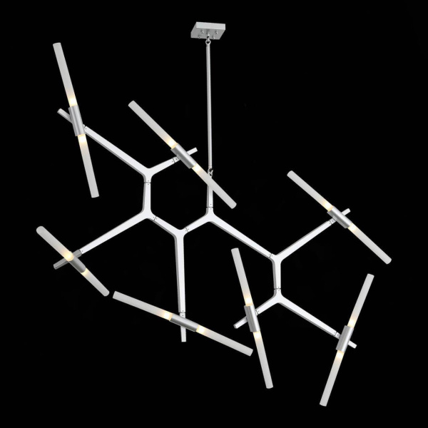 Купить ST LUCE SL947.102.14 Люстра потолочная  Серебристый/Белый G9 14*40W