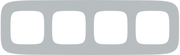 Купить Legrand Valena ALLURE Алюминий Рамка 4-ая 754394