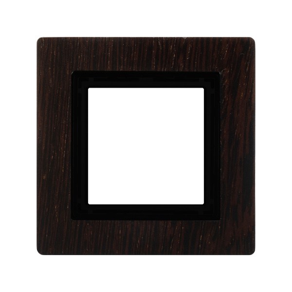 DKC Рамка из натурального дерева, "Avanti", венге, 1 пост (2 мод.)
