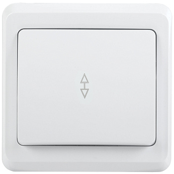 IEK VEGA ВСп10-1-0-ВБ Выключатель 1 кл. проход. 10А ВЕГА белый