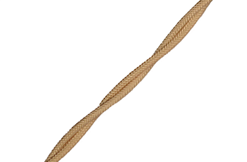 BIRONI Песочное золото Витой провод 2*0,75 50м B1-422-719-50