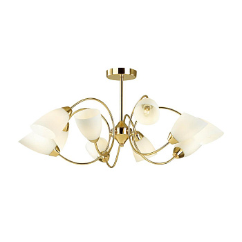 Lumion 4532/6C COMFI LN21 049 золотой, белый Люстра потолочная E14 6*40W 220V DARLENE