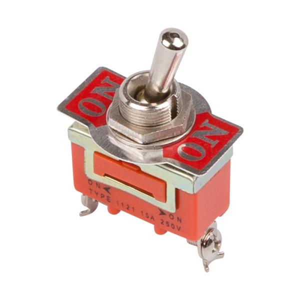 Тумблер 250V 15А (3c) ON-ON однополюсный Rexant 36-4111