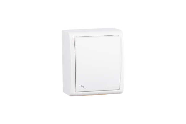 Купить Simon 15 Aqua Белый Переключатель 1-клавишный наружный, IP54 1594201-030