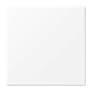 JUNG LS 990 Белый матовый Крышка без отверстий (фиксация защёлкиванием), с суппортом LS994BWWM