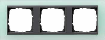 Gira Event Opaque Салатовый/Антрацит Рамка 3-ая 021385