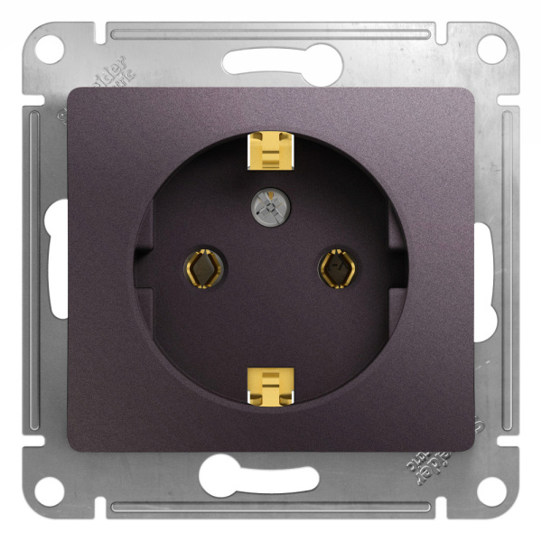 Systeme Electric Glossa Сиреневый туман Розетка с/з