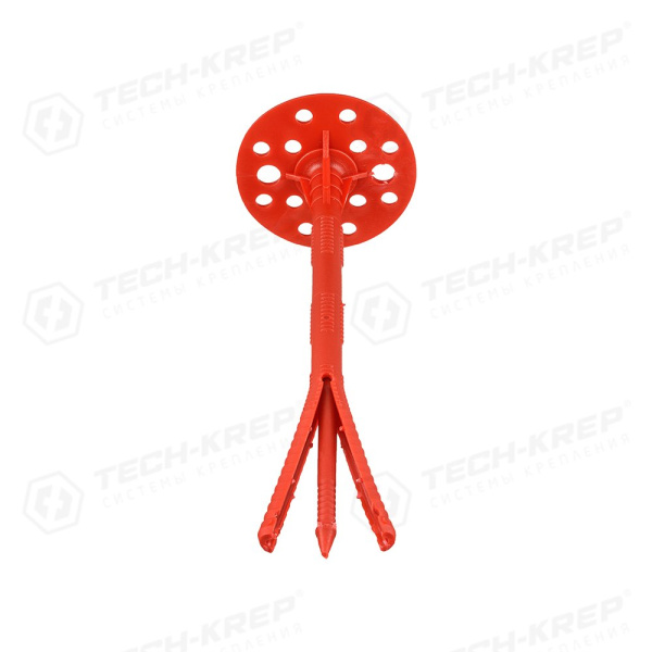 Tech-Krep Дюбель для теплоизоляции с пласт. гвоздём 10х180 (50 шт) - пакет 101713