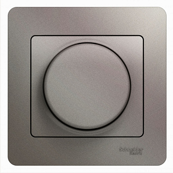 SE Glossa Платина Светорегулятор (диммер) поворотный, 300Вт (в сборе) GSL001234