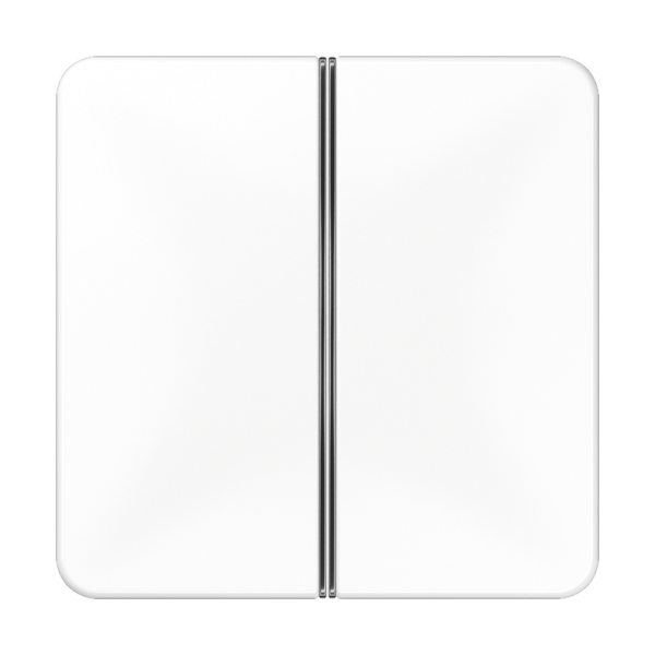 JUNG 2-клавишная накладка для пульта КNX, белая, для серии СD CD402TSAWW