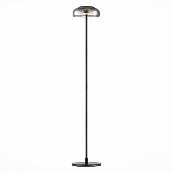 ST LUCE  SL6002.405.01 Торшер Черный/Дымчатый LED 1*7W 4000K