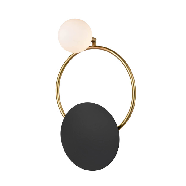 Vele Luce Saturno Бра Modern L260*W130*H385 латунь, черный | brass, black металл | metal VL5764W21