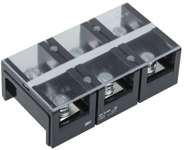 IEK Блок зажимов БЗН ТС-3003 150 мм2 300A 3 пары