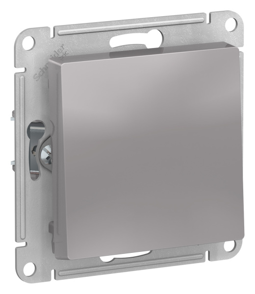 Купить Systeme Electric AtlasDesign Алюминий Выключатель 1-клавишный сх.1, 10АХ, механизм