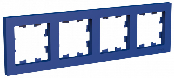 Systeme Electric AtlasDesign Аквамарин Рамка 4-ая, универсальная