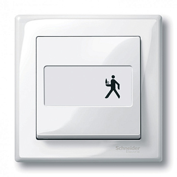 SE Merten SM Клавиша одиночная с полем для надписи MTN432344