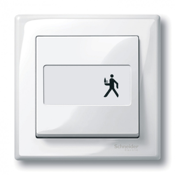 SE Merten SM Клавиша одиночная с полем для надписи MTN432344