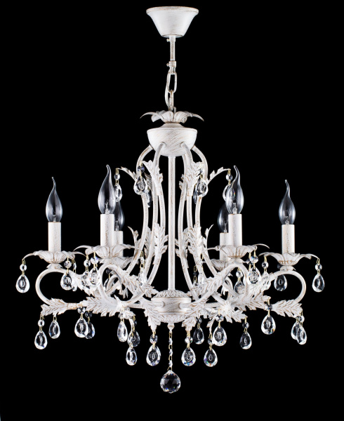 Купить Freya Floristic Dezi Белый с Золотом Люстра E14 60W FR3040-PL-06-WG