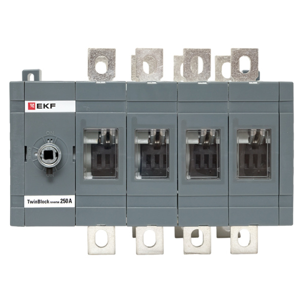 Купить EKF Рубильник 250A 4P реверсивный без рукоятки управления TwinBlock