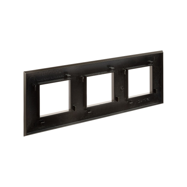 Купить DKC Рамка "Avanti", "Серый жемчуг", 3 поста (6 мод.)