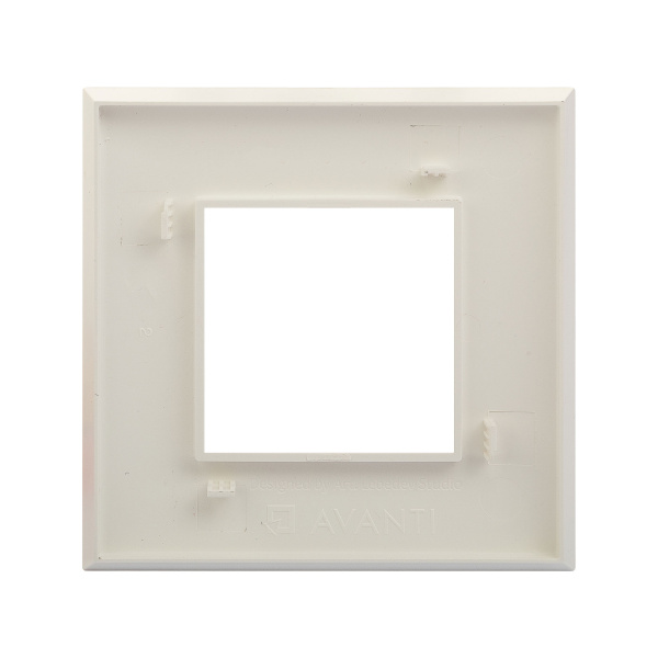 Купить DKC Рамка "Avanti", "Белый жемчуг", 1 пост (2 мод.)