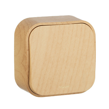 Legrand Quteo Сосна Выключатель 1-клавишный 10А 782260