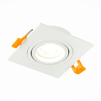 ST LUCE  ST251.508.01 Св-к встр. Белый GU10 1*50W IP20 L92xW92xH27 220V Без ламп