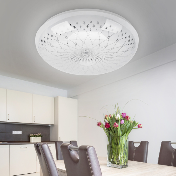 ЭРА Светильник потолочный светодиодный SPB-6-24-4K Feya без ДУ 24Вт 4000K