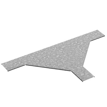 OSTEC Крышка к тройнику для лестничного лотка ЛКР 500, толщ. 1,0 мм, Сендзимир цинк OSTEC Крышка к тройнику для лестничного лотка ЛКР 500, толщ. 1,0 мм, Сендзимир цинк