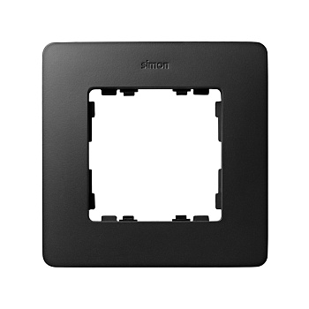 Simon 82 Detail Белый/Графит Рамка 1-ая 8200610-038