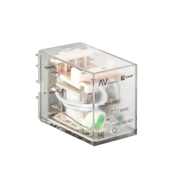 EKF Averes Реле промежуточное RPA 22/4 5A 24В DC